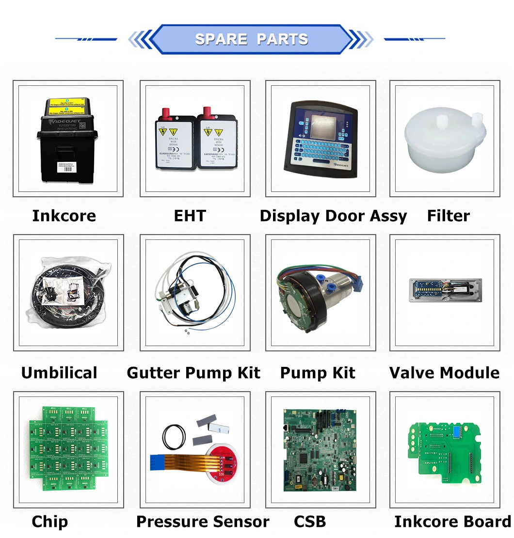 Original and Compatible Videojet Spare PCB Board Wiring Assembly Sp500095 Sp500096 Sp500097 Sp500098 for Videojet 1210 1510 Cij Inkjet Printer