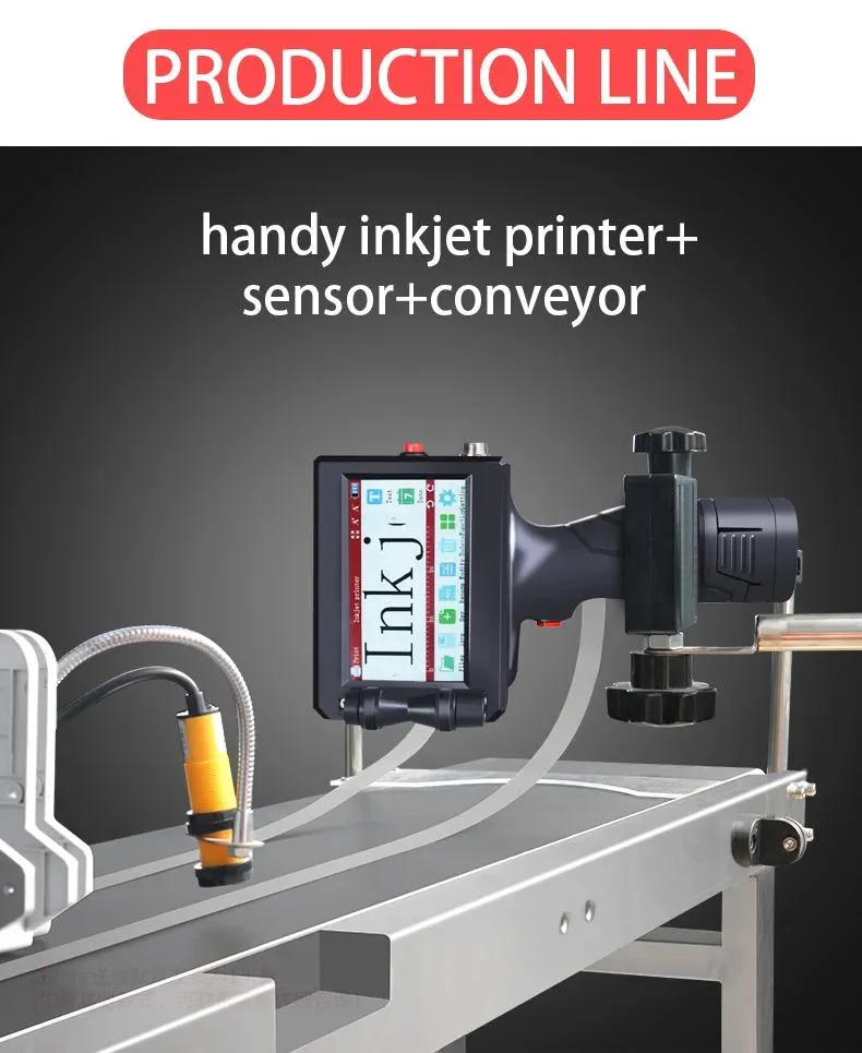 Good Quality Food &amp; Beverage Applicable Industries Handheld Thermal Inkjet Printer