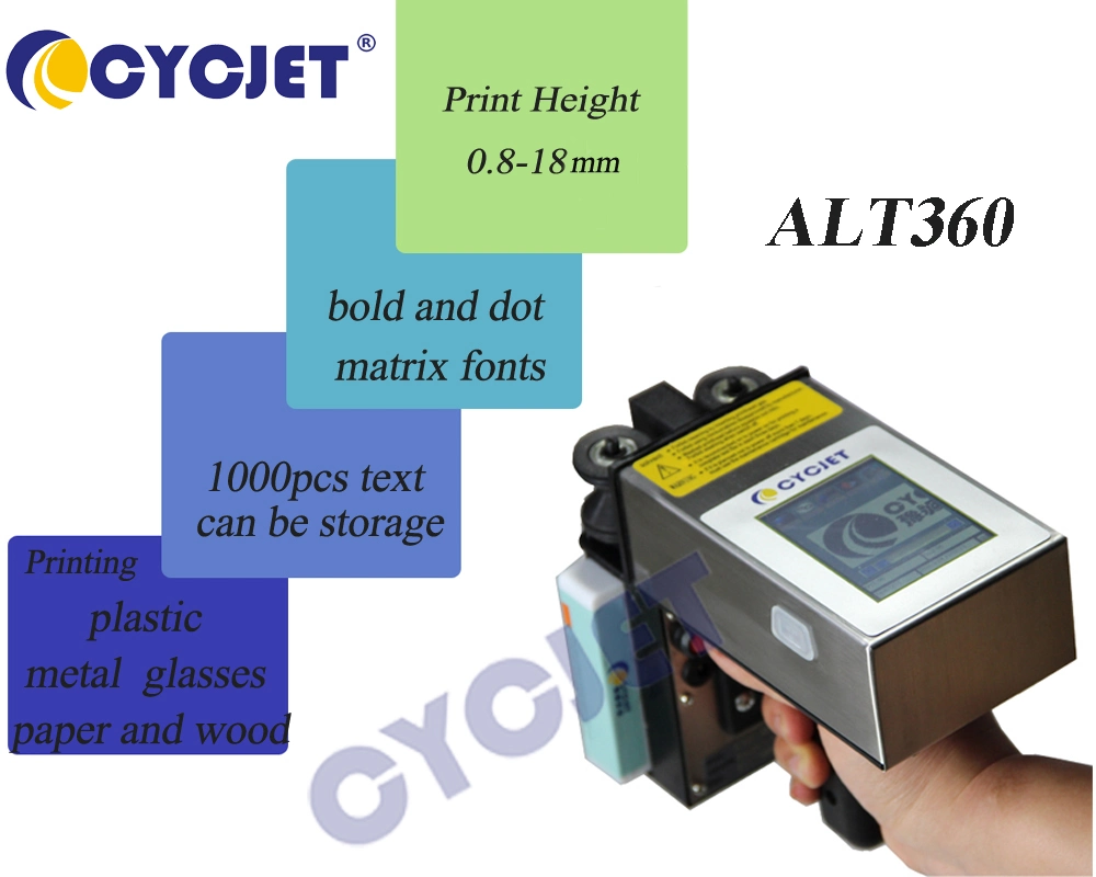 Cycjet Corrugated Box Handheld Inkjet Printer